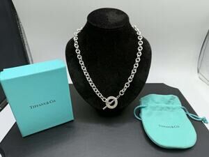 Tiffany & Co New York Tiffany Toggle Necklace Silver 16" SPB-TS 365703
